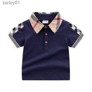 T-Shirts Boys Yaz Giysileri Bebek Kısa Kollu Polo Gömlek Moda Çocuklar Tee Üstler Spor Kıyafetleri Tasarımcılar Kıyafetleri 1 6y 240306