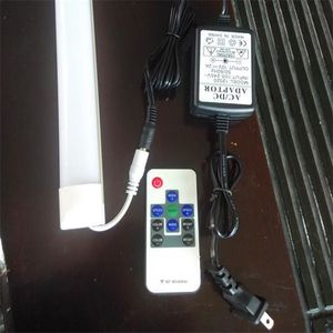 T8 LED Tubes RGB 2ft 3ft 4ft G13 Integrated DC24V AC100-240V Color Lights Adapter RF Remote Controller for Linear Bulbs Decorative Lamps Direct Sale from Factory