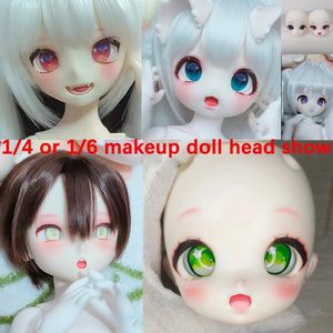 1/4 1/6 BJD Anime Doll Head Opłatę makijażu nie ma innych, skontaktuj się ze sprzedawcą przed zakupem 240301