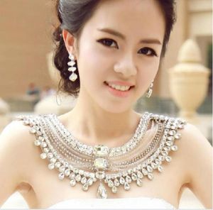 Bridal earings necklace Wedding accessories jewel crystal Sets 2 pieces 2 set including Necklace and Earrings4223461