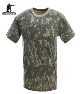 Mege Military Camouflage通気性戦闘Tshirt Men Summer Cotton Tshirt Army Camo Camp Tシャツ2204209630886