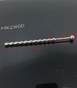 Aço inoxidável 160mm de comprimento 8mm uretra soando plug masculino uretral som dilatador pênis maca pau masculino brinquedo sexo prazer vara m7361110