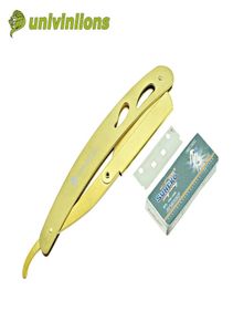 Hela Univinlions 7quot 25 Blades Beard Scissors Golden Razor Hairdressing Scissors Razor Hair Cutter Razor Blade Haircut S6555524