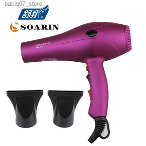 Secadores de cabelo SOARIN casa secador de cabelo de alta potência roxo equipamento profissional salão de beleza termostato Q240306