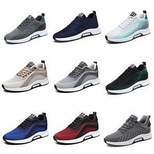 Mens Gai Running Shoes Breattable Black Beige Red Platform Shoes Breattable Lightweight Walking Sneakers Trainers Five