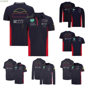 JA6N MĘŻCZYZN POLOS F1 FORMULA 1 T-Shirt Summer Team Polo Suit