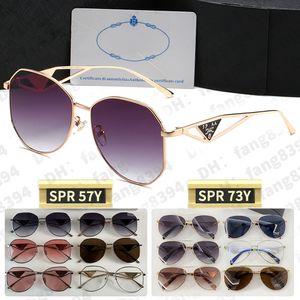 Modedesigner PPDDA Outdoor Beach Sonnenbrille Neue klassische Sonnenbrille Brille für Männer und Frauen mit SY 57 73 Dreieck Signature