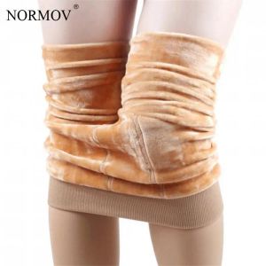 Leggings Normov Women's Warm Leggings Winter High Elastic Thicken Women Leggings 2020 Casual Skinny Pants for Women