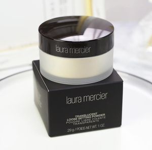 Upuść nowy pakiet w czarnym pudełku Laura Mercier Foundation Lose ustawienie proszkowe Makeup Powder Min porów Brighten Concealer6985152