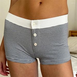 Pantaloncini da donna Pigiama da donna Fondo salotto Fata Y2K Cottage Bottone a vita bassa Comodi pantaloncini da ginnastica anni '00 Retro Cute Patterm Boyshorts