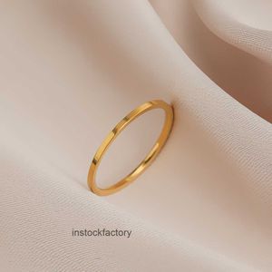 Original 1to1 Cartres Fashion Light Luxury Colorless 18k gold Ring for Female Ins Minimalist Net Red Index Finger 0W3D