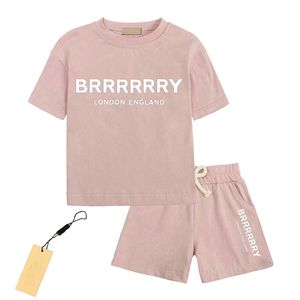 2-13YEARSデザイナーキッズTシャツパンツセットラグジュアリーロゴ子供