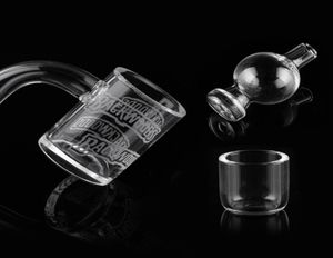 100 Real Smoking Accessories Quartz Banger with carb cap dish 14mm 18mm Domeless Nail Female Male 90 Degrees danger for dab rig b7786935