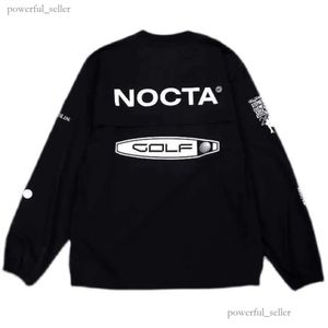 2023 Erkek Hoodies Us Versiyon Nocta Golf Co Markalı Draw Nefes Beklenebilir Hızlı Kurutma Sporları T-Shirt Uzun Kollu Yuvarlak Boyun Yaz 574