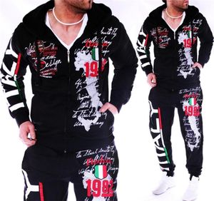 ZOGAA MENS TRACKSUITカジュアルスウェットスーツ男性2ピースセットアウトフィットスポーツウェアトップスとパンツメンズマッチングセットワークアウトトラックスーツ20112135921