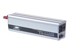 Onever Auto-Wechselrichter-Konverter, DC 12 V zu AC 220 V, 1500 W, modifizierter Sinus-Wechselrichter, Dual-USB-Autoladegerät, Stromwandler