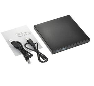 Epacket Externes optisches DVD-Laufwerk USB20 CDDVDROM CDRW-Player Tragbarer Reader-Recorder für Laptop245J255e7816471