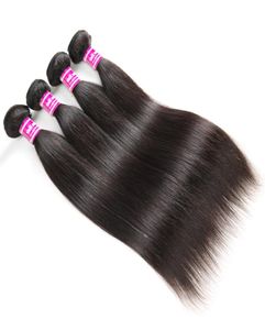 Brazilian Virgin Hair Silky Straight Body Deep Water Wave Kinky Curly Human Hair Weave Bundles Peruvian Indian Malaysian Hair Exte5913531