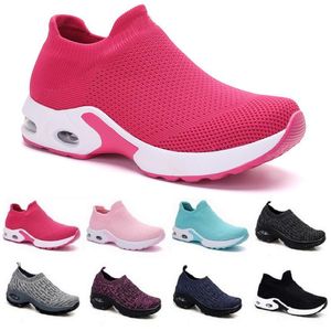 Style1 mode män springskor vit svart rosa laceless andas bekväma herrtränare duk sko designer sport sneakers löpare löpare