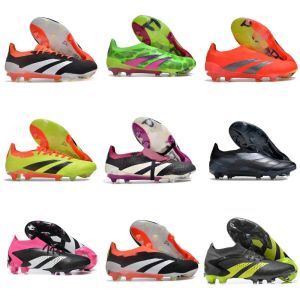 Gift Bag Mens Womens Football Boots Accuracies Elites FG Cleats Accuracies.1 Tongued Soccer Shoes Laceless Kids Youth Boy Girl Outdoor Trainers Botas De Futbol