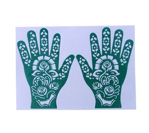 Todo 2017 nova chegada índia henna estênceis de tatuagem temporária para mulheres mão perna braço pés corpo arte decalque fashion2094799