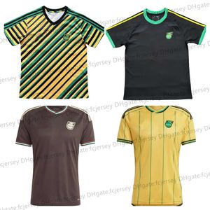 24 25 Maglie di calcio nazionali di calcio della Giamaica 23 24 casa lontano BAILEY ANTONIO REID Maglia NICHOLSON MORRISON LOWE Uomo Uniforme da calcio maglia da piede kit