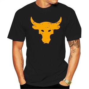 Женская и мужская футболка Brahma Bull The Rock Project, футболка для спортзала, повседневная модная уличная одежда, Ropa Hombre Camisetas De Mujer, на заказ 240306