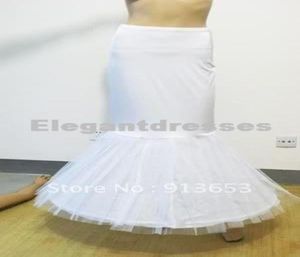 Nowy Fishtail syrena koktajl ślub ślubny Petticoat Underskirt Crinoline Bridal Akcesoria 5178918