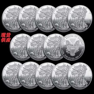 Konst och hantverk American Statue of Liberty Commemorative Coins 2011-2023+Eagle Head Coin Commemorative Coin Production T240306