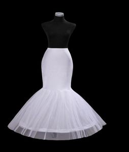 Stor rabatt allmän storlek vit sjöjungfru petticoat brud petticoat accessoarer smala crinoline brudtillbehör underskirt för 7686135