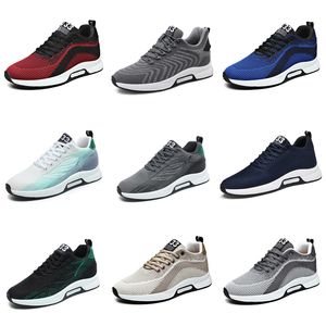 Mens Gai Running Shoes Breattable Black Beige Red Platform Shoes Breattable Lightweight Walking Sneakers Trainers One