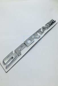 Bil bakre bagageutrymme för kia sportage 3d silver bokstäver logotyp märke namn tallrik dekoration klistermärke8397763