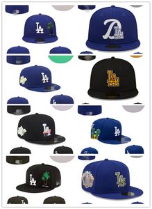 Nuovi design Cappelli aderenti Cappello snapback Cappellini da baskball Tutti i logo delle squadre uomo donna Sport all'aria aperta Ricamo Cotone piatto Berretti chiusi Berretto da sole flessibile taglia 7-8 h4-3.6