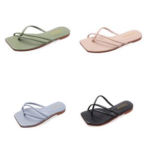 Gai Slippers Footwear Designer Women's Men's Shoes بالأبيض والأسود 008325