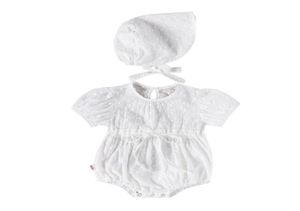 024M Born Baby Girl pagliaccetto manica corta tuta floreale bianca con foro solido per tute carine per bambine7285569