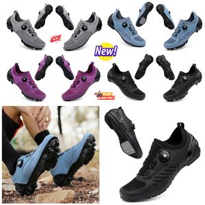 Designer Cycling Shoes Men Sports Dirct Road Cykelskor Flat Speed ​​Cycling Sneakers Flats Mountain Bicycle Footwear Spd Cleats Shoes 36-47 GAI