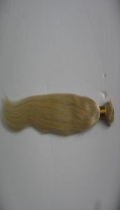 Прямые человеческие пучки бразильских светлых волос 1 пучок плетения волос наращивание косичек 5853247