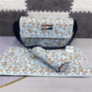 2024Mamma Borsa per pannolini per bambini Set da 3 pezzi Parigi designer femminile stampa moda multifunzionale Cerniera Hasp Borsa a tracolla Regalo di mamma e ragazza Creativo XX26