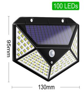 3 tryby LED Solar Light Outdoor Solar Lampa Pir Motor Czujnik Ściana Wodoodporne światło słoneczne zasilane energią słoneczną do dekoracji ogrodowej 4198665