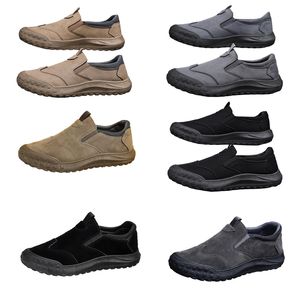 GAI Herrenschuhe, Frühlingsneuer Stil, Einfuß-Lazy-Schuhe, bequeme und atmungsaktive Arbeitsschutzschuhe, Herrentrend, weiche Sohlen, Sport- und Freizeitschuhe 40