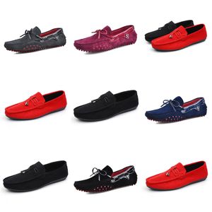 Sapatos casuais masculinos seis GAI triplo vermelho branco marrom preto roxo estilo de vida jogging leve e confortável sapatos de caminhada