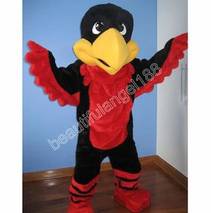 2024 Halloween Eagle Bird Mascot Costume Wysoka jakość dostosowań kreskówka Pluszowa ząb Anime Postacie Rozmiar dla dorosłych rozmiar Bożego Narodzenia Karnawałowa sukienka