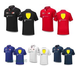 Men's Polos F1 Racing Polo Shirt New Team Lapel T-shirt Same Customizable 6xs8