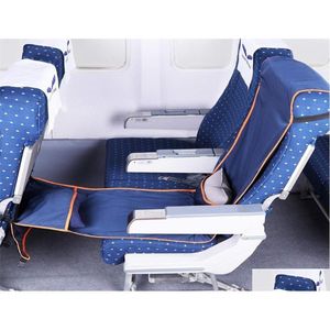 Redes de altura ajustável rede de apoio para os pés com assento de travesseiro inflável Er para aviões trens ônibus 190x40cm Y2003274686958 Drop Deli Dhkvs