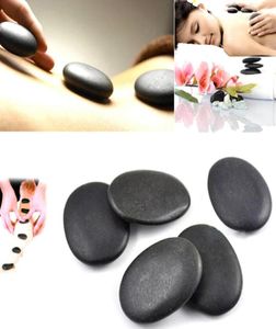 500PCS Opieka zdrowotna naturalny bazalt masaż kamień czarne spa skały bólu ulga energia Zestaw masaż kamienie kamieni Rocks4753922
