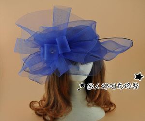 British Retro Flower Bridal Hats Crystal Jewelry Apprideration Occasion Hats Headbonad Hair Accessories Multi Colors Wedding Hats W2009278