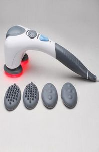 Handheld Hammer Dual Heads Far Infrared Led Light Digital Vibration Massage Heating Full Body Massager 220V6602663