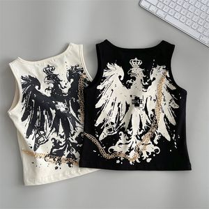 Modne dzieci zbiornik z czołgiem TOP TOP Modne chłopcy Tops bez rękawów 2024 Summer Kidton Cotton All-Dopasowanie kamizelki S1149