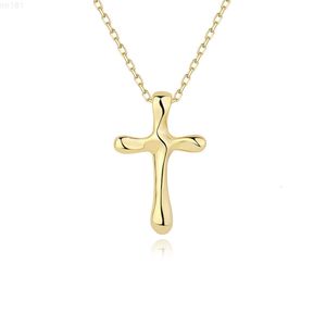 Mode 925 Sterling Silver Non Tarnish Chain Christian Mens smycken Cross Pendant For Men Necklace