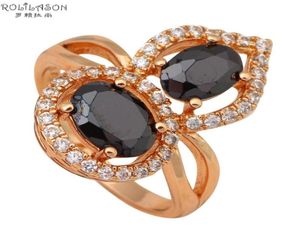 Bröllopsringar Luxury Fashion Jewelry Purple Zircon Crystal Gold Tone Dinner USA Size 775 6 675 7 8 JR17692991834